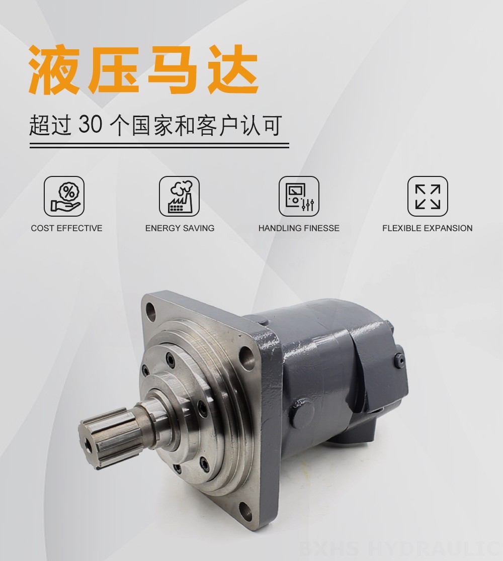 BM6_摆线液压马达-2 245 cc/r 150 Lpm 液压马达